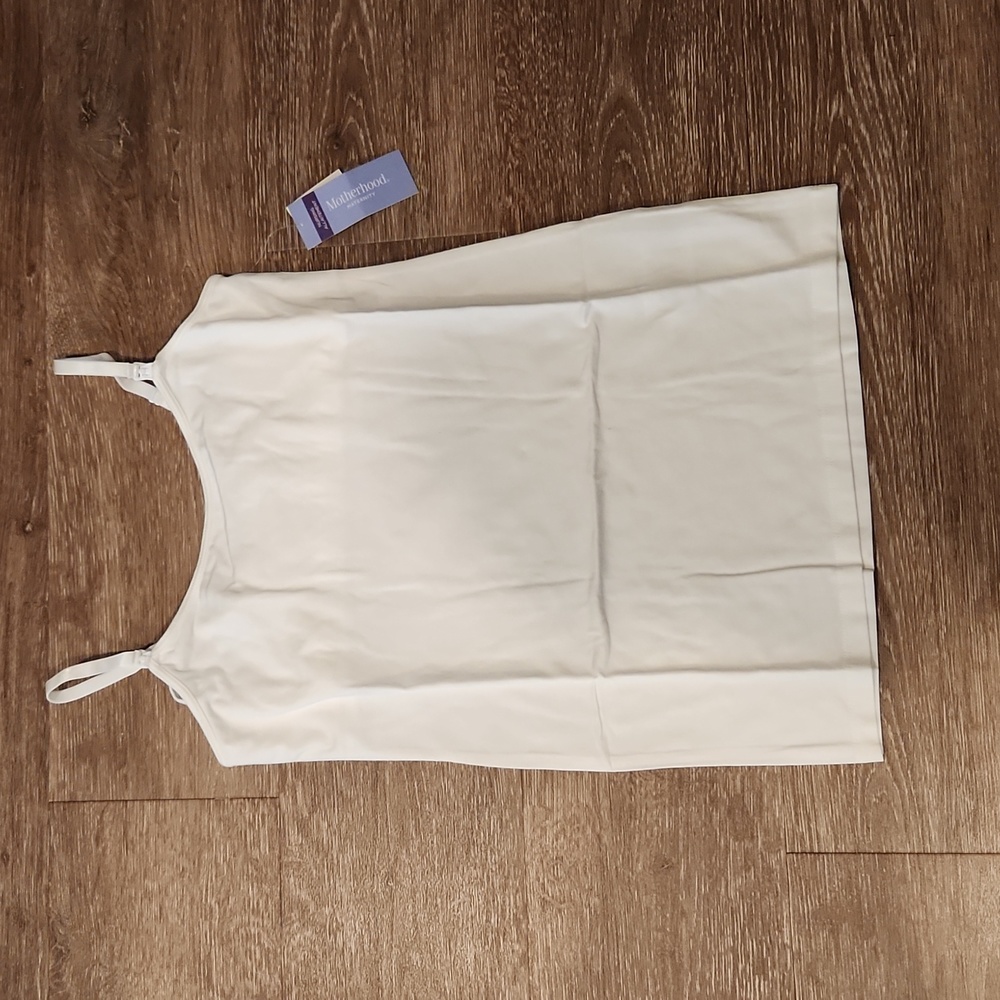 Motherhood White Nursing Camisole XS